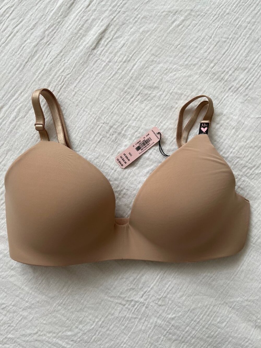 Victoria's Secret The T-shirt Lightly-Lined Wireless Bra 32C